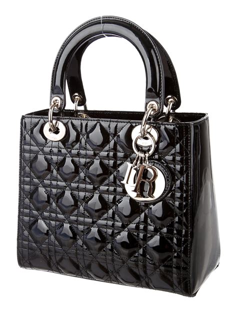 lady dior bag black silver|christian Dior lady bag price.